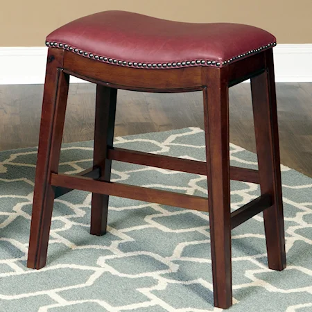 24" Barstool with Upholstered Seat